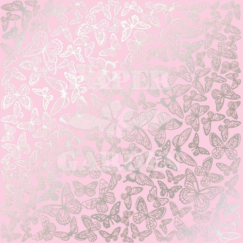 SILVER BUTTERFLIES - Pink